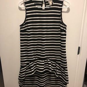 Jcrew peplum detail dress